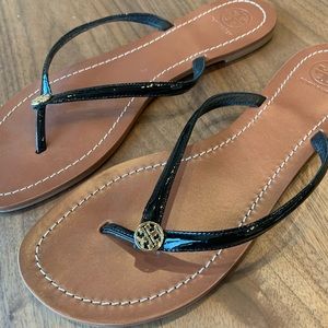 Tory Burch Black Flip Flops